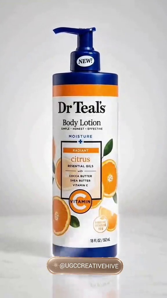 Dr Teal's skincare UGC video by Juliet Clinton